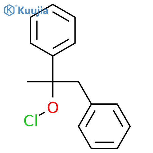 Hypochlorous acid, 1-methyl-1,2-diphenylethyl ester structure