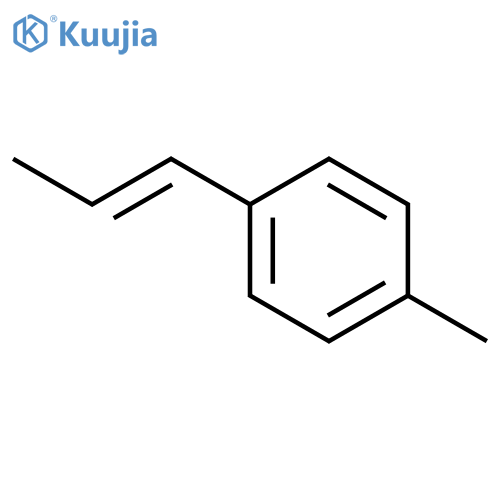 Benzene, 1-methyl-4-(1-propenyl)- structure