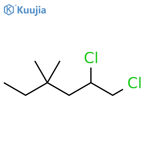 Hexane, 1,2-dichloro-4,4-dimethyl- structure