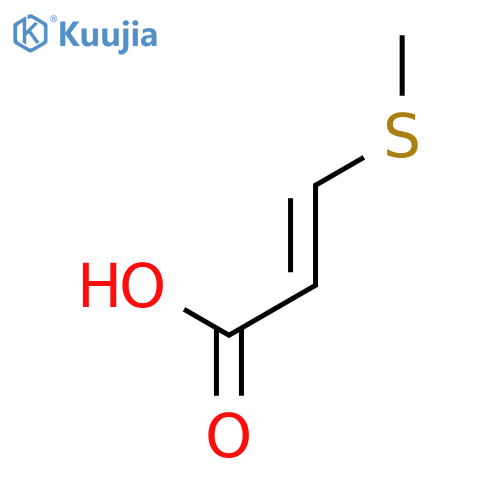3-(methylsulfanyl)prop-2-enoic acid structure