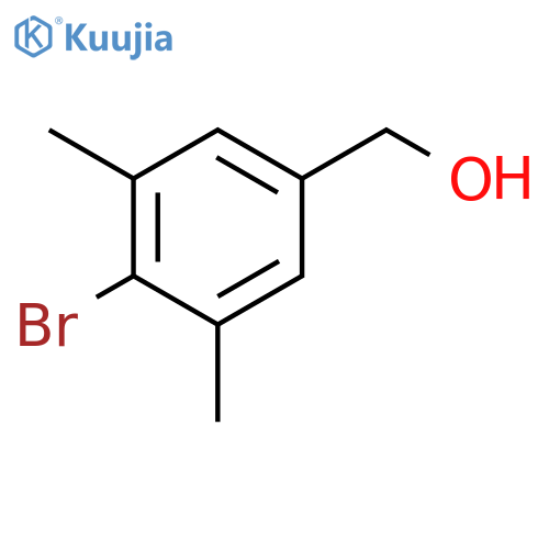 (4-Bromo-3,5-dimethylphenyl)methanol structure