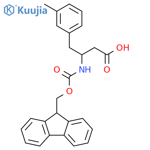 Fmoc-(S)-3-amino-4-(3-methylphenyl)-butyric Acid structure