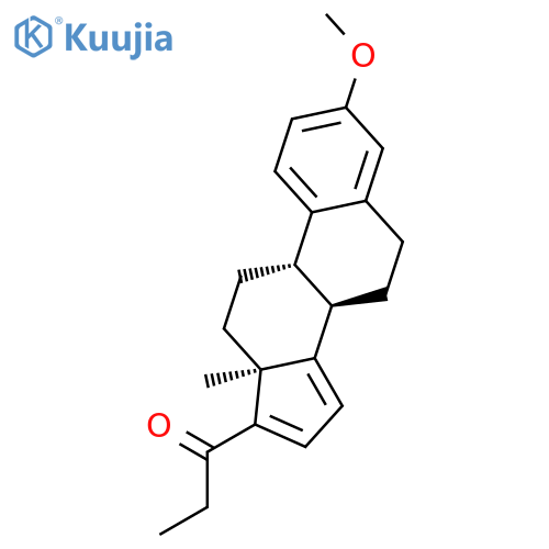 1-[(8R,9S,13S)-3-methoxy-13-methyl-6,7,8,9,11,12-hexahydrocyclopenta[a]phenanthren-17-yl]propan-1-one structure