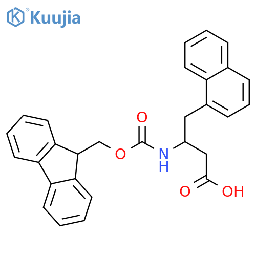 Fmoc-(S)-3-amino-4-(1-naphthyl)-butyric Acid structure