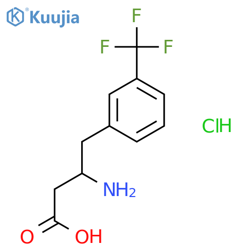 3-Trifluoromethyl-L-beta-homophenylalanine hydrochloride structure
