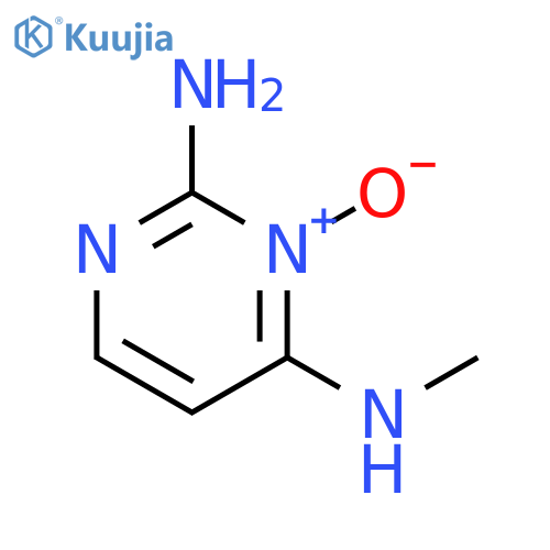 2,4-Pyrimidinediamine,N4-methyl-, 3-oxide structure