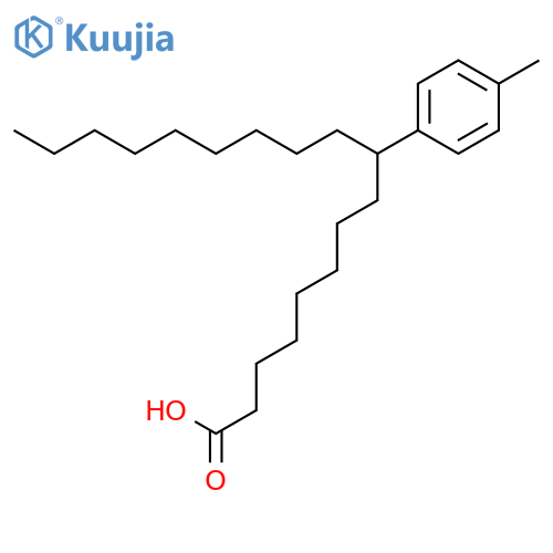 Octadecanoic acid, 9(or10)-(methylphenyl)- structure