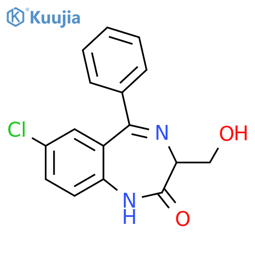 2H-1,4-Benzodiazepin-2-one,7-chloro-1,3-dihydro-3-(hydroxymethyl)-5-phenyl- structure