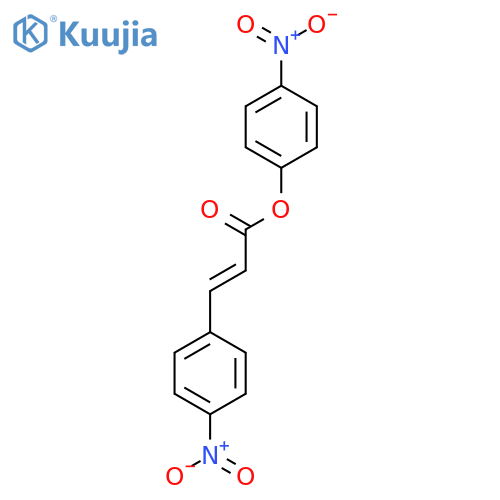 4-Nitrophenyl 3-(4-nitrophenyl)acrylate structure
