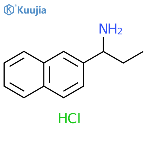 1-(Naphthalen-2-yl)propan-1-amine hydrochloride structure