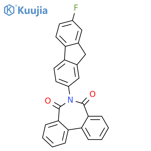 6-(7-fluoro-9h-fluoren-2-yl)benzo[d][2]benzazepine-5,7-dione structure