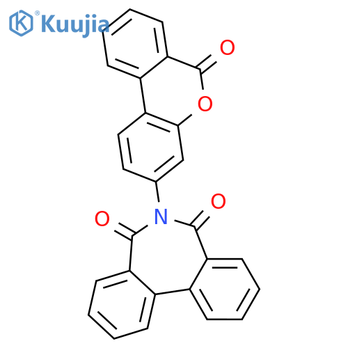 6-(6-oxo-6H-benzo[c]chromen-3-yl)-5H-dibenzo[c,e]azepine-5,7(6H)-dione structure
