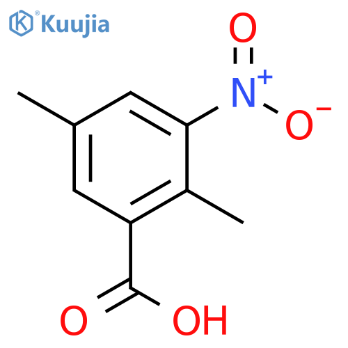 2,5-Dimethyl-3-nitrobenzoic acid structure