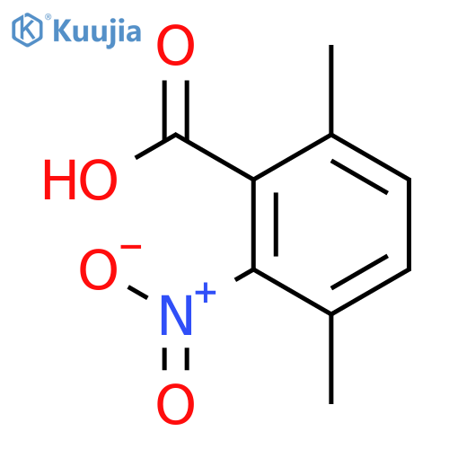 Benzoic acid,3,6-dimethyl-2-nitro- structure