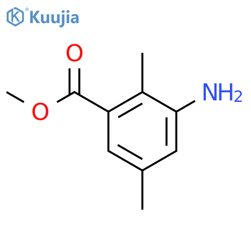 Benzoic acid,3-amino-2,5-dimethyl-, methyl ester structure