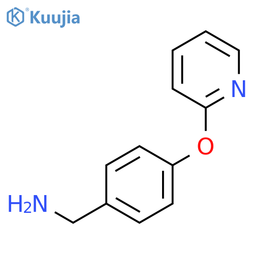 4-(pyridin-2-yloxy)phenylmethanamine structure