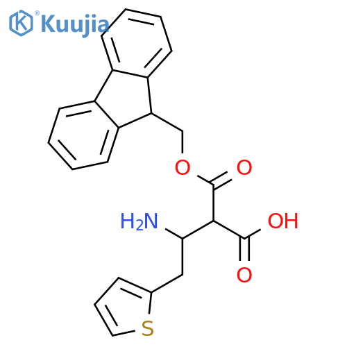 Fmoc-(S)-3-Amino-4-(2-thienyl)-butyric acid structure