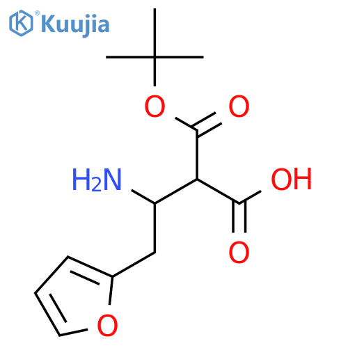 Boc-(S)-3-Amino-4-(2-furyl)-butyric acid structure