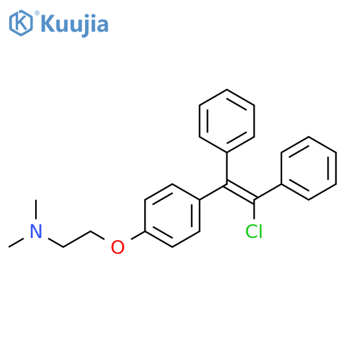 2-[4-[(1Z)-2-Chloro-1,2-diphenylethenyl]phenoxy]-N,N-dimethylethanamine structure