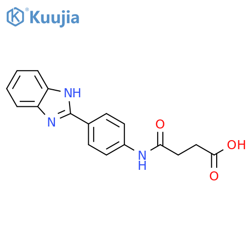4-{4-(1h-Benzimidazol-2-Yl)PhenylAmino}-4-Oxobutanoic Acid structure