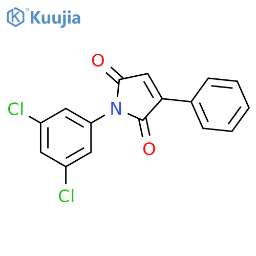 1H-Pyrrole-2,5-dione, 1-(3,5-dichlorophenyl)-3-phenyl- structure