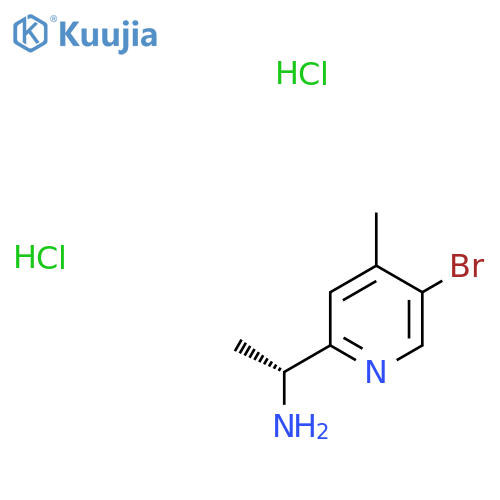 (R)-1-(5-Bromo-4-methylpyridin-2-yl)ethan-1-amine dihydrochloride structure
