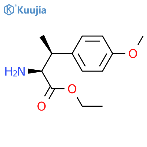 (2S, 3S)-2-Amino-3-(4-methoxy-phenyl)-butyric acid ethyl ester structure