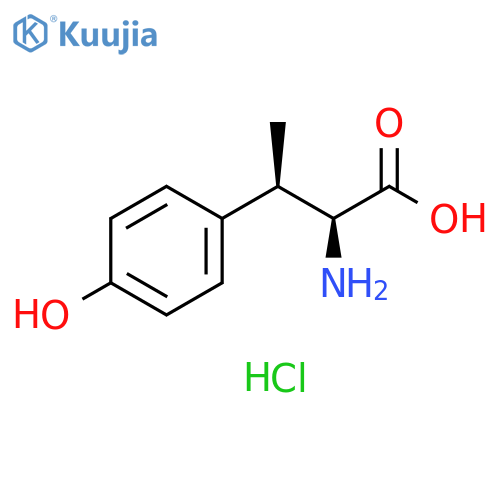 (2S,3R)-2-Amino-3-(4-hydroxy-phenyl)-butyric acid hydrochloride structure