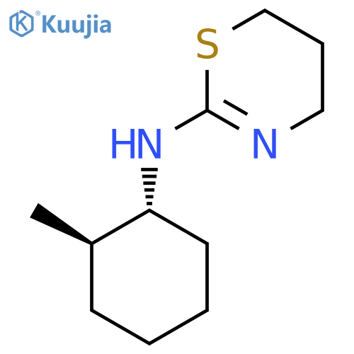 N-(trans-2-Methylcyclohexyl)-5,6-dihydro-4H-1,3-thiazin-2-amine structure