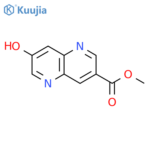 Methyl 7-hydroxy-1,5-naphthyridine-3-carboxylate structure