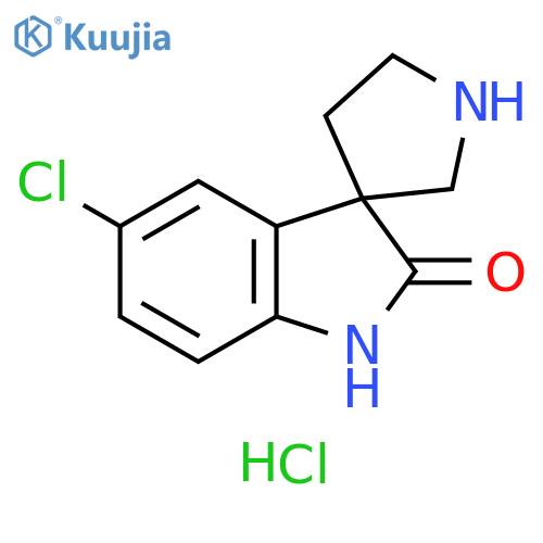 5-Chlorospiro[indoline-3,3'-pyrrolidin]-2-one hydrochloride structure