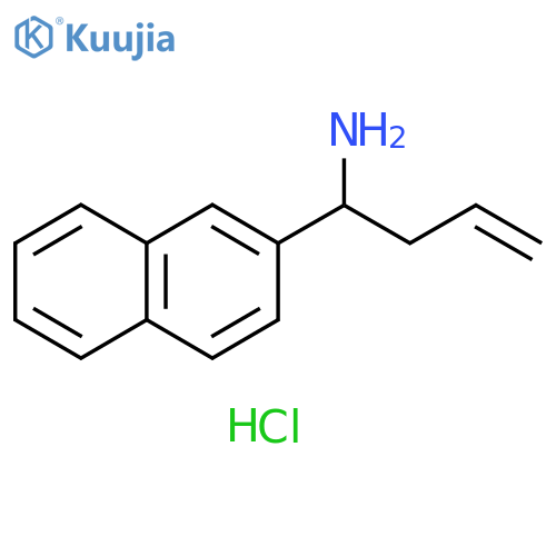 1-(Naphthalen-2-yl)but-3-en-1-amine hydrochloride structure