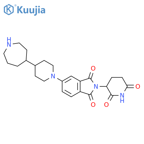 5-4-(azepan-4-yl)piperidin-1-yl-2-(2,6-dioxopiperidin-3-yl)-2,3-dihydro-1H-isoindole-1,3-dione structure