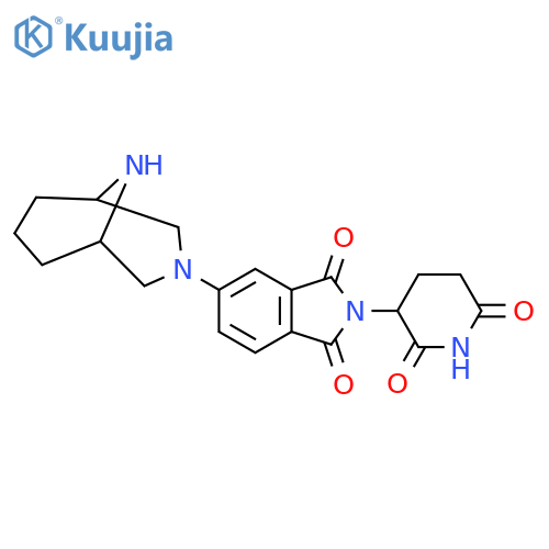 5-{3,9-diazabicyclo3.3.1nonan-3-yl}-2-(2,6-dioxopiperidin-3-yl)-2,3-dihydro-1H-isoindole-1,3-dione structure