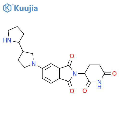 5-{2,3'-bipyrrolidin-1'-yl}-2-(2,6-dioxopiperidin-3-yl)-2,3-dihydro-1H-isoindole-1,3-dione structure