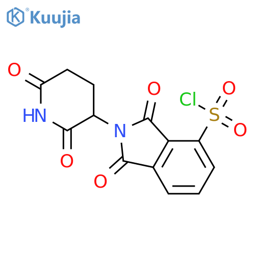 2-(2,6-dioxopiperidin-3-yl)-1,3-dioxo-2,3-dihydro-1H-isoindole-4-sulfonyl chloride structure