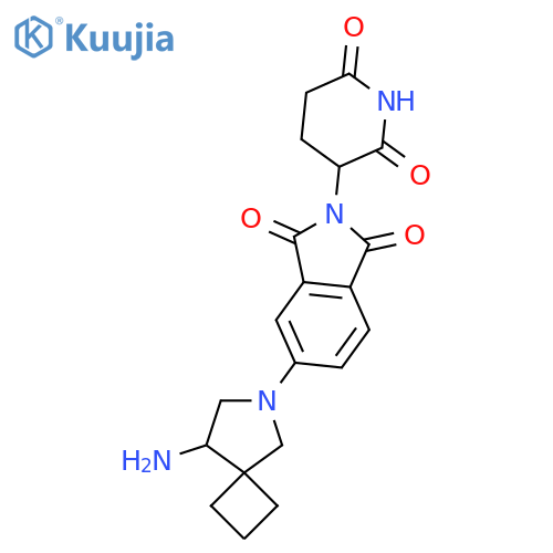 5-{8-amino-6-azaspiro3.4octan-6-yl}-2-(2,6-dioxopiperidin-3-yl)-2,3-dihydro-1H-isoindole-1,3-dione structure
