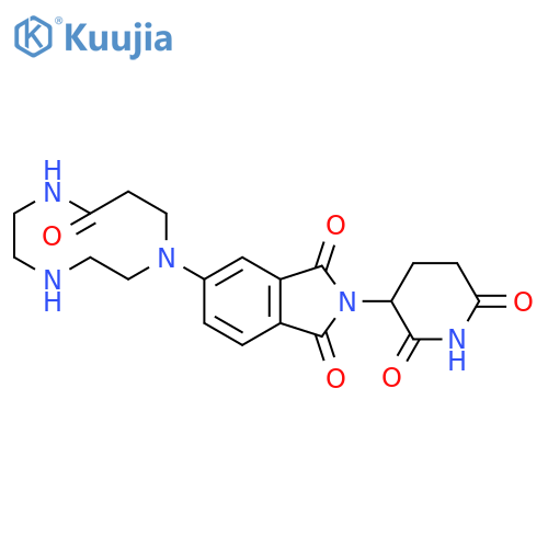 2-(2,6-dioxopiperidin-3-yl)-5-(8-oxo-1,4,7-triazecan-1-yl)-2,3-dihydro-1H-isoindole-1,3-dione structure