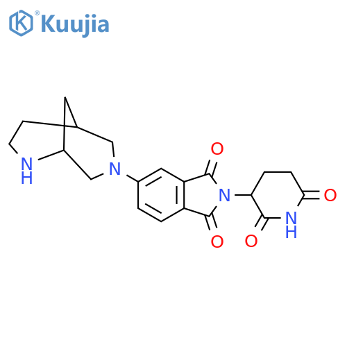 5-{2,7-diazabicyclo3.3.1nonan-7-yl}-2-(2,6-dioxopiperidin-3-yl)-2,3-dihydro-1H-isoindole-1,3-dione structure