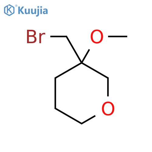 3-(Bromomethyl)-3-methoxyoxane structure