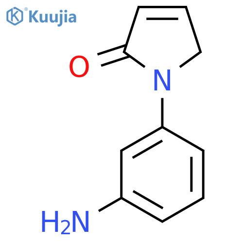 1-(3-aminophenyl)-2,5-dihydro-1H-pyrrol-2-one structure