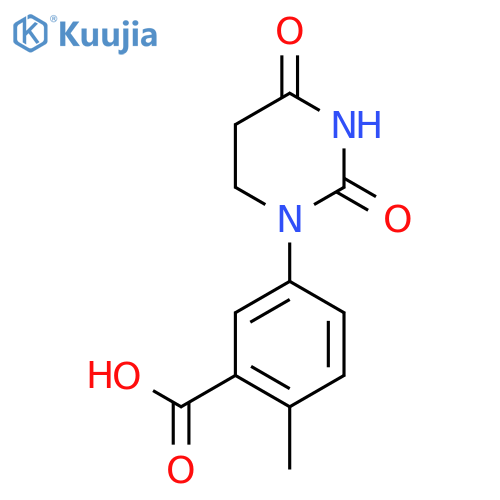 5-(2,4-Dioxotetrahydropyrimidin-1(2H)-YL)-2-methylbenzoic acid structure