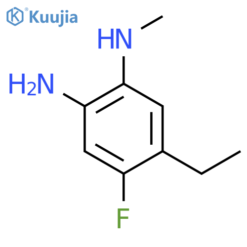 5-ethyl-4-fluoro-N1-methylbenzene-1,2-diamine structure