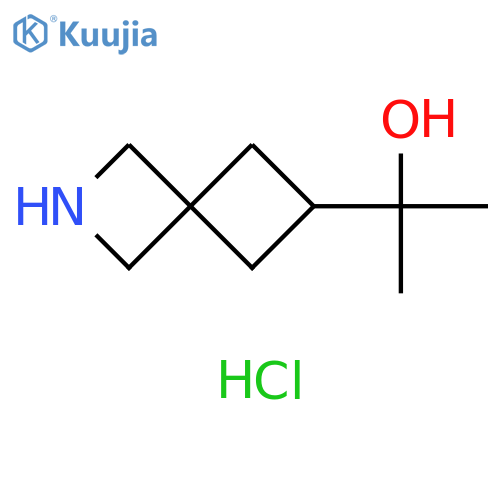 2-{2-azaspiro[3.3]heptan-6-yl}propan-2-ol hydrochloride structure