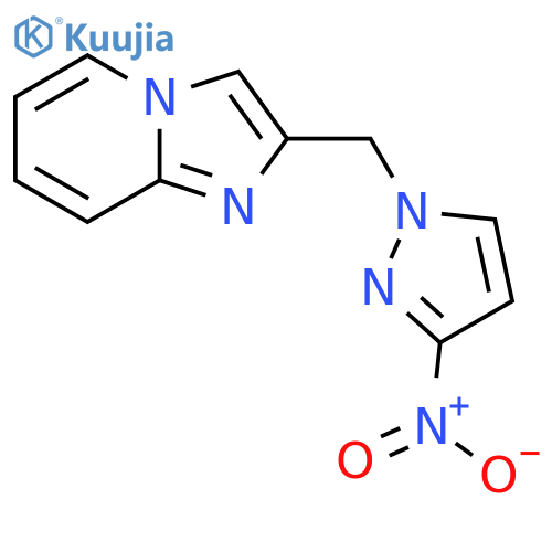 1-({imidazo1,2-apyridin-2-yl}methyl)-3-nitro-1H-pyrazole structure