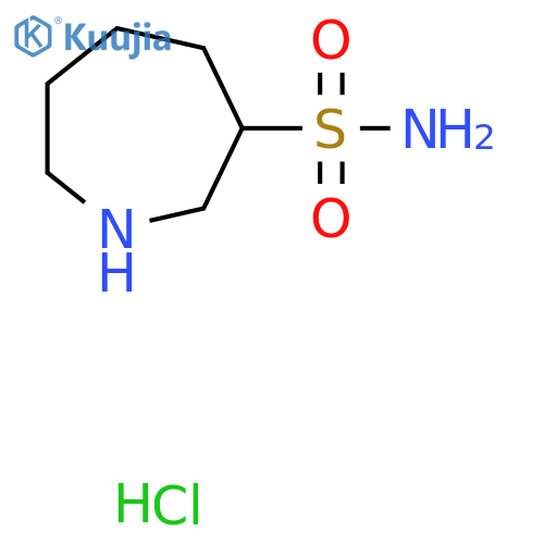 Azepane-3-sulfonamide hydrochloride structure