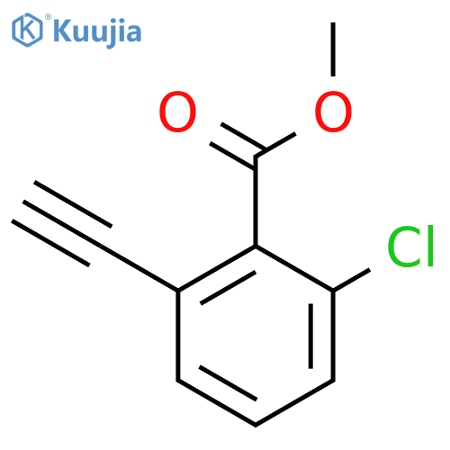 methyl 2-chloro-6-ethynylbenzoate structure