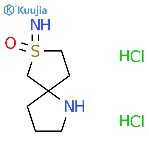 7-Imino-7lambda6-thia-1-azaspiro[4.4]nonan-7-one dihydrochloride structure