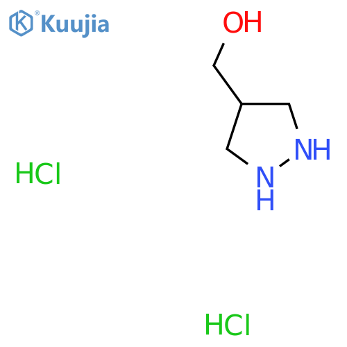 (Pyrazolidin-4-yl)methanol dihydrochloride structure
