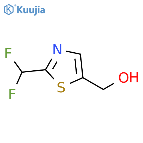 2-(difluoromethyl)-1,3-thiazol-5-ylmethanol structure
